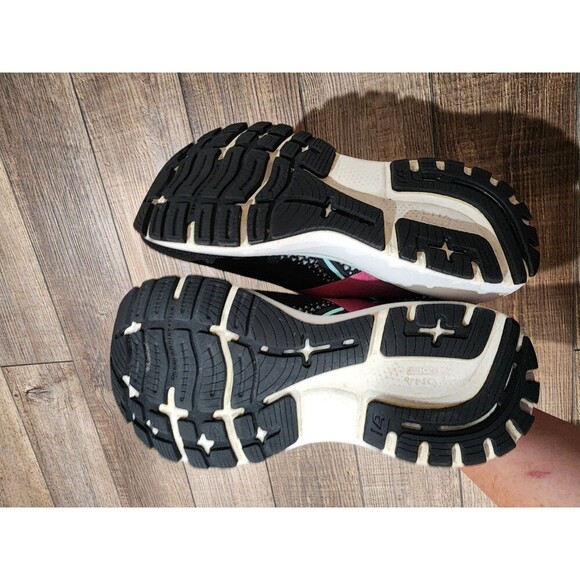 Brooks Women's Ghost 14 Black Pink Running Shoes Sneakers Size 7 B 1203561B013 - Picture 7 of 11